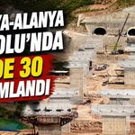 Antalya-Alanya Otoyolu’nda yüzde 30 tamamlandı