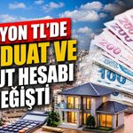 5 milyon TL’de mevduat ve konut hesabı değişti