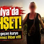 Antalya'da vahşet! Yoldan geçen kurye görür görmez ihbar etti