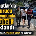 Mahmutlar'da uyuşturucu operasyonunda 2 şüpheli tutuklandı