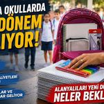 Alanya'da okullarda yeni dönem başlıyor! Alanyalıları yeni dönemde neler bekliyor?