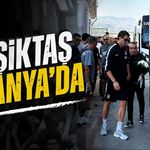 Beşiktaş kafilesine Alanya'da taraftarlardan coşkulu karşılama
