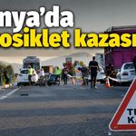 Alanya’da motosiklet sürücüsü kazada hayatını kaybetti
