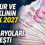 Memur ve emeklinin Ocak 2027 zam senaryoları netleşti