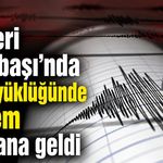 Kayseri Pınarbaşı'nda 4,1 büyüklüğünde deprem meydana geldi