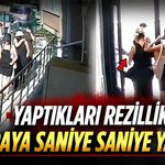 Yaptıkları rezillik kameraya saniye saniye yansıdı!