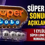 Süper Loto sonuçları açıklandı mı? 1 Eylül Salı Süper Loto kazanan numaralar ne?