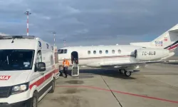 Ambulans uçak 4 günlük bebek için havalandı