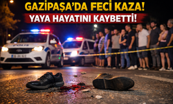 Gazipaşa'da feci kaza: 1 kişi hayatını kaybetti