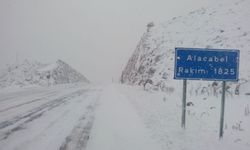 Son Dakika! Alanya-Konya yolu karlar altında