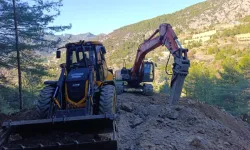 Alanya'da bu mahallenin yolu kapandı