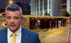 Adliye önünde Saadettin Saran alarmı