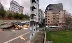 Çıkan fırtına kontrolden çıktı evin çatısını uçurdu: Eğitime 1 gün ara verildi