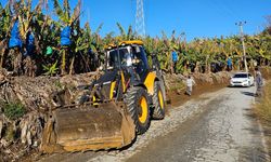 Antalya Büyükşehir Belediyesi'nden Alanya kırsalında kış mesaisi
