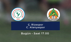 Alanyaspor Rize deplasmanında