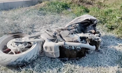 Yine motosiklet kazası: Sürücü can verdi