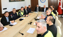 Alanya'da bisiklet yarışları öncesi güvenlik toplantısı gerçekleştirildi