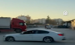 Antalya'da drift atan sürücüye para cezası