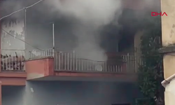 Gazipaşa’da 3 katlı binada yangın paniği