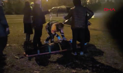 Antalya'da otomobil su kanalına düştü: Vatandaşlar seferber oldu