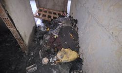 İnşaatta çıkan yangında cansız beden bulundu