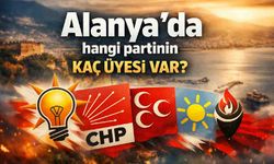 Alanya'da hangi partinin kaç üyesi var?