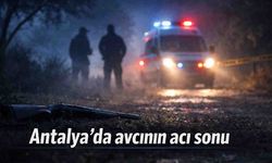 Antalya'da avcının acı sonu