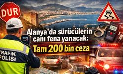 Alanya’da trafik cezaları 200 bin TL’ye kadar çıktı