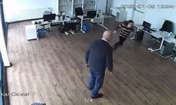 Ofiste korku dolu anlar: Tavan çöktü; son anda kurtuldular