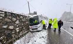 Yolcu otobüsü yol kenarında kazazedelere çarptı