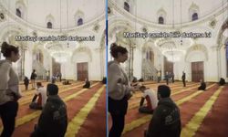Antalya'da Konya'ya gelen gençlerden camide tepki çeken davranış