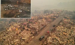 Alevler o ülkeyi yuttu: 18 ölü ve 300 ev yok oldu