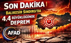 Son Dakika! Balıkesir'de deprem