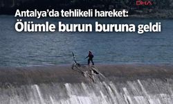 Antalya'da tehlikeli hareket: Ölümle burun buruna geldi