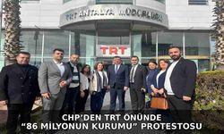 CHP’den TRT önünde “86 milyonun kurumu” protestosu