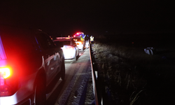 Kontrolden çıkan otomobil şarampole devrildi