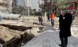 Altyapı çalışmasında göçük: İki işçi yaralı