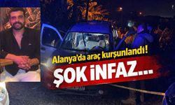 Alanya’da araç kurşunlandı! Şok infaz...