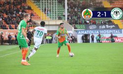 Alanyaspor'a ilaç gibi galibiyet: 2-1