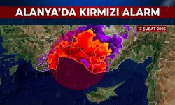 Alanya'da kırmızı alarm: Gökyüzü delindi, afet uydu görüntülerine yansıdı