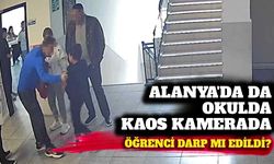 Alanya'da okulda kaos: Öğrenci darp mı edildi? İşte görüntüleri