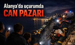 Alanya'da uçurumda can pazarı: Nefes kesen kurtarma