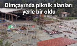 Dim Çayı'nda piknik alanları yerle bir oldu