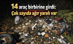 14 araç birbirine girdi: Çok sayıda ağır yaralı var