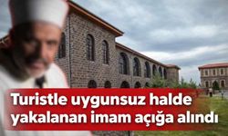 Turistle uygunsuz halde yakalanan imam açığa alındı