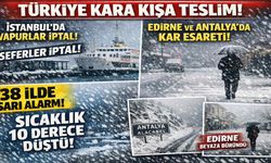 Türkiye kara kışa teslim: İstanbul ve Antalya’da kar alarmı