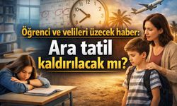 Öğrenci ve velileri üzecek haber: Ara tatil kaldırılacak mı?
