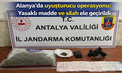 Alanya’da uyuşturucu operasyonu: Yasaklı madde ve silah ele geçirildi