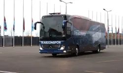 Samsun'da Trabzonspor takım otobüsüne taşlı saldırı