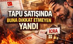 Tapu satışında buna dikkat etmeyen yandı
